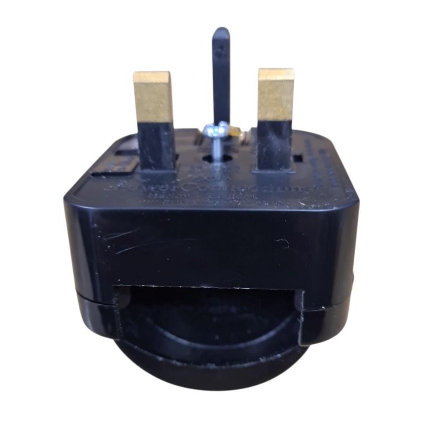 PowerConnect 13A Euro Transformer UK Converter 2 Pin Schuko to UK 3 Pin Plug Screw Lock 3 Pack (Copy)
