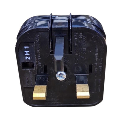 PowerConnect 13A Euro Transformer UK Converter 2 Pin Schuko to UK 3 Pin Plug Screw Lock 3 Pack (Copy)