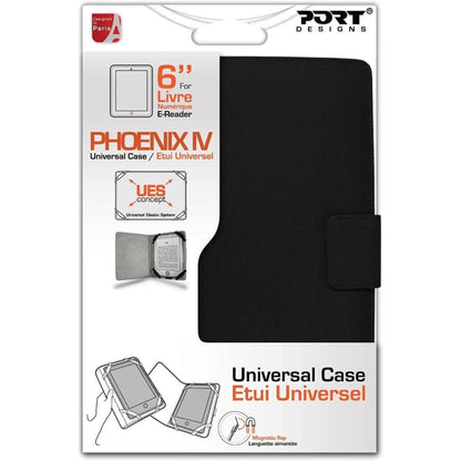 Port Designs Phoenix IV Universal Portfolio for 6 inch Tablet eReader Magnetic