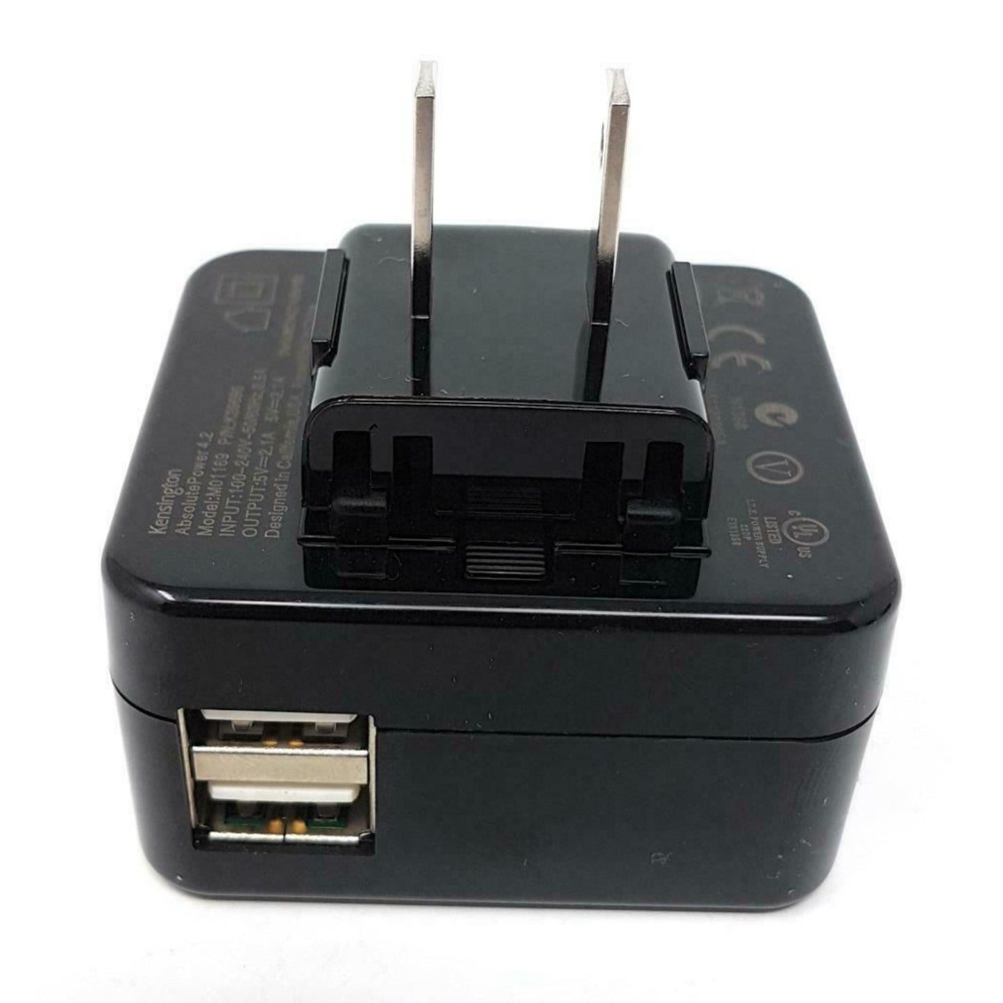 Kensington Dual USB Mains Fast Charge 4.2 Travel Connection for UK, Europe, USA