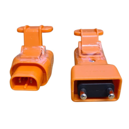 Inline Plug & Socket Conversion Adaptor for Lawnmowers Hedge Trimmers 10A 250v