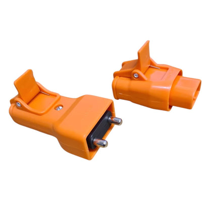 Inline Plug & Socket Conversion Adaptor for Lawnmowers Hedge Trimmers 10A 250v