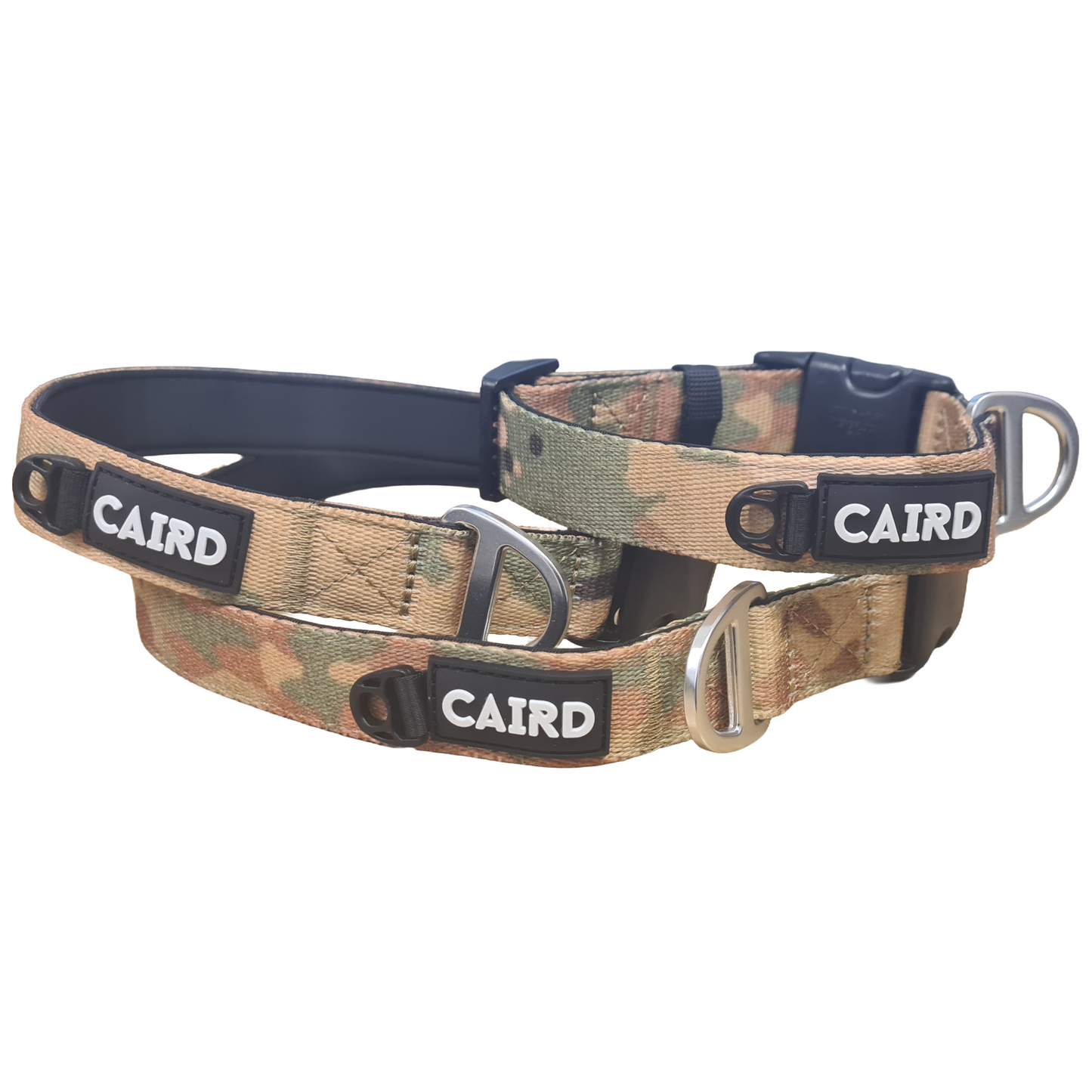 CAIRD Journey Light Dog Collar Nylon Padded Neoprene (Camo)
