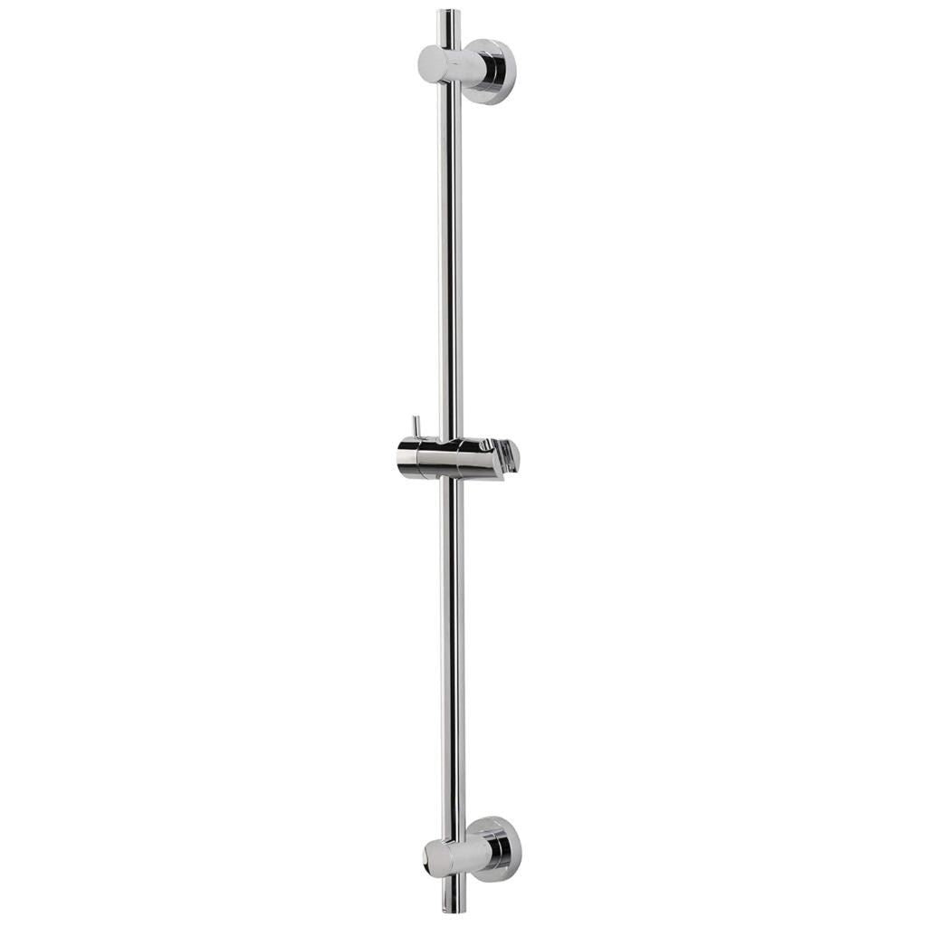 Metlex by Croydex 800mm Shower Riser Rail Adjustable Brackets Chrome AM182641