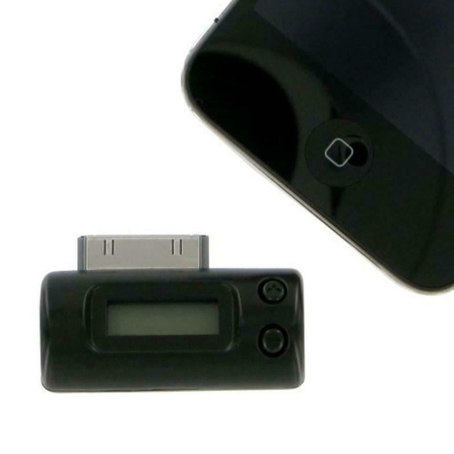 Kit FM Transmitter Compatible with iPod/iPhone/iPad 30 Pin Devices Black