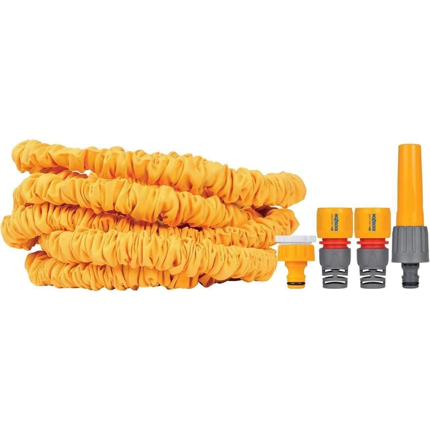 Hozelock 7.5m Superhoze Expandable Anti Kink Hose with Connectors and Jet Nozzle