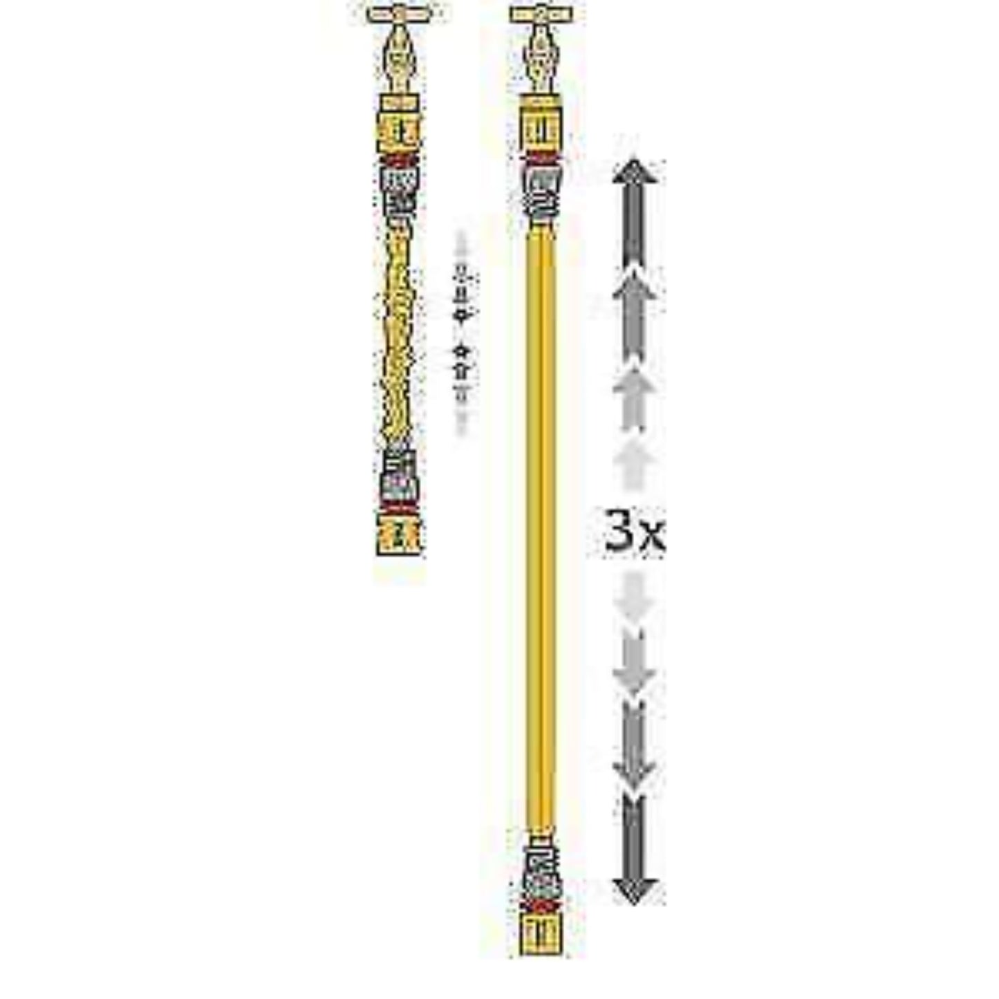 Hozelock 7.5m Superhoze Expandable Anti Kink Hose with Connectors and Jet Nozzle