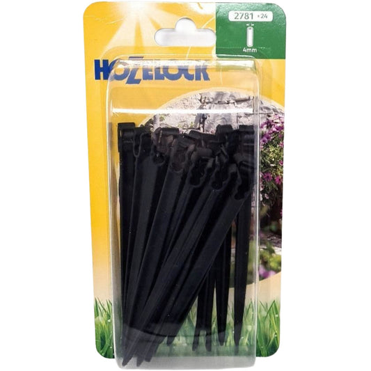 Hozelock Micro Tube Stake 4mm Micro Irrigation Automatic Watering Pack 24 2781