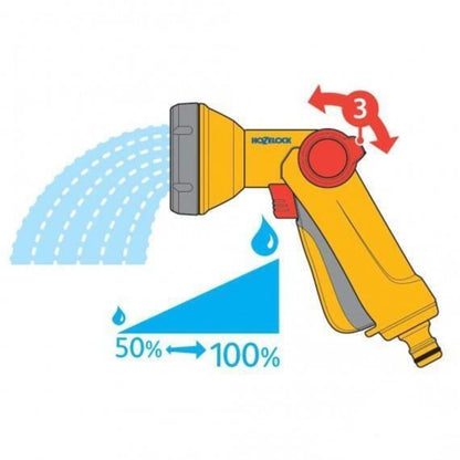Hozelock Rose Spray Gun Watering Garden Car Cleaning Flow Control - 2672