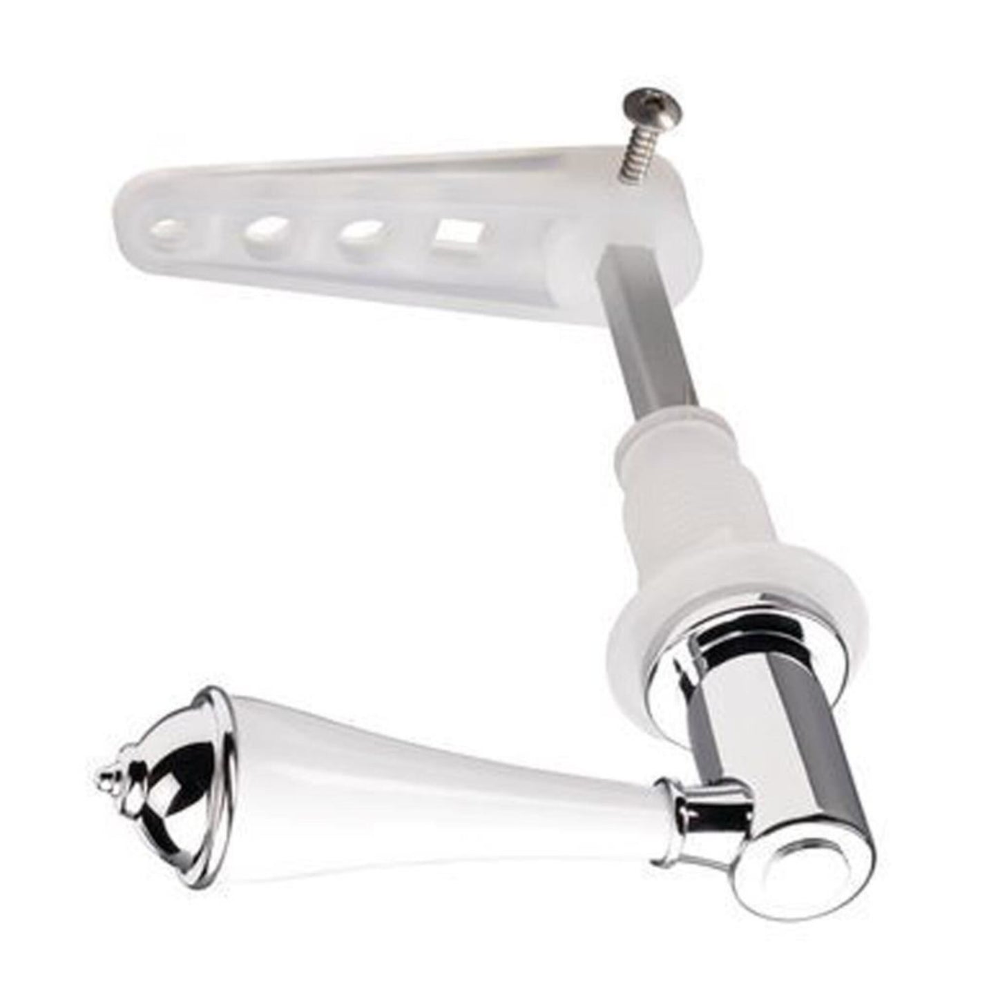 Croydex Classic Cistern Lever Fits all Standard Lever Cisterns White Chrome