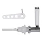 Croydex Cistern Lever Fits all Standard Lever Cisterns White Chrome