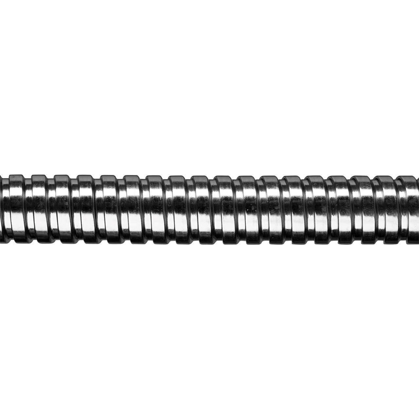 Croydex 1.5m to 2.1m Stainless Steel Reinforced Stretch Shower Hose - 11mm Bore