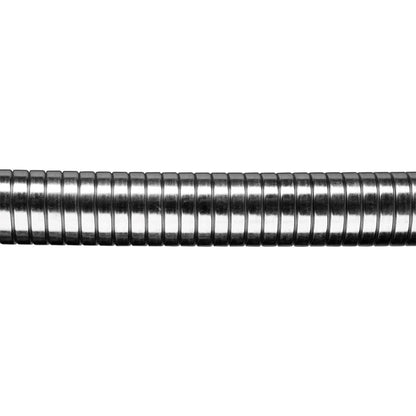 Croydex 1.5m to 2.1m Stainless Steel Reinforced Stretch Shower Hose - 11mm Bore