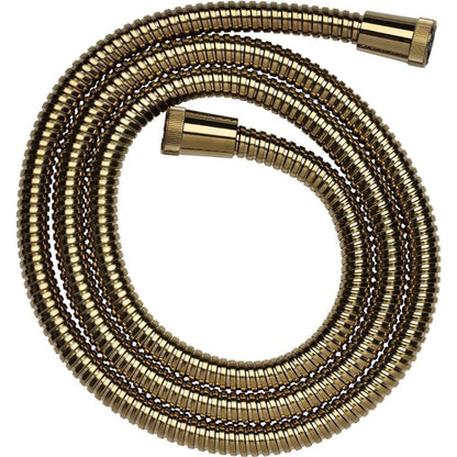 Croydex Gold 1.75m Stainless Steel Reinforced Shower Hose - Standard Bore