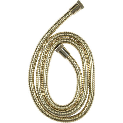 Croydex Gold 1.75m Stainless Steel Reinforced Shower Hose - Standard Bore