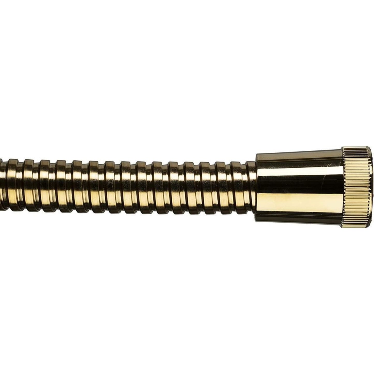 Croydex Gold 1.75m Stainless Steel Reinforced Shower Hose - Standard Bore