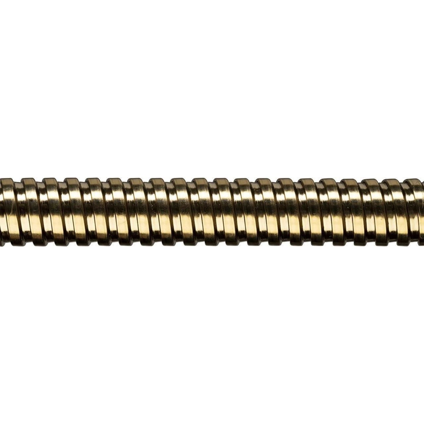 Croydex Gold 1.75m Stainless Steel Reinforced Shower Hose - Standard Bore