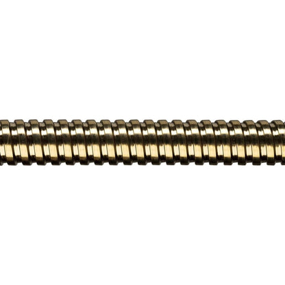 Croydex Gold 1.75m Stainless Steel Reinforced Shower Hose - Standard Bore