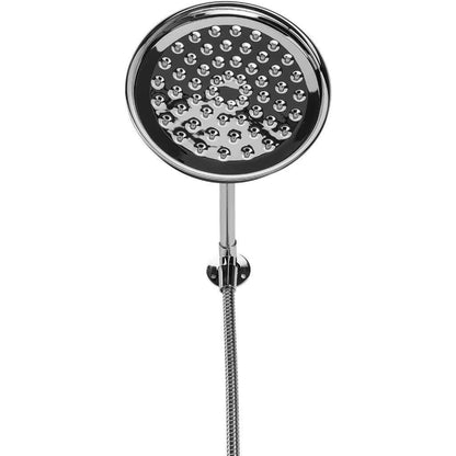 Croydex Traditional Rain Shower Head Arm & Hose 173mm Universal Connection