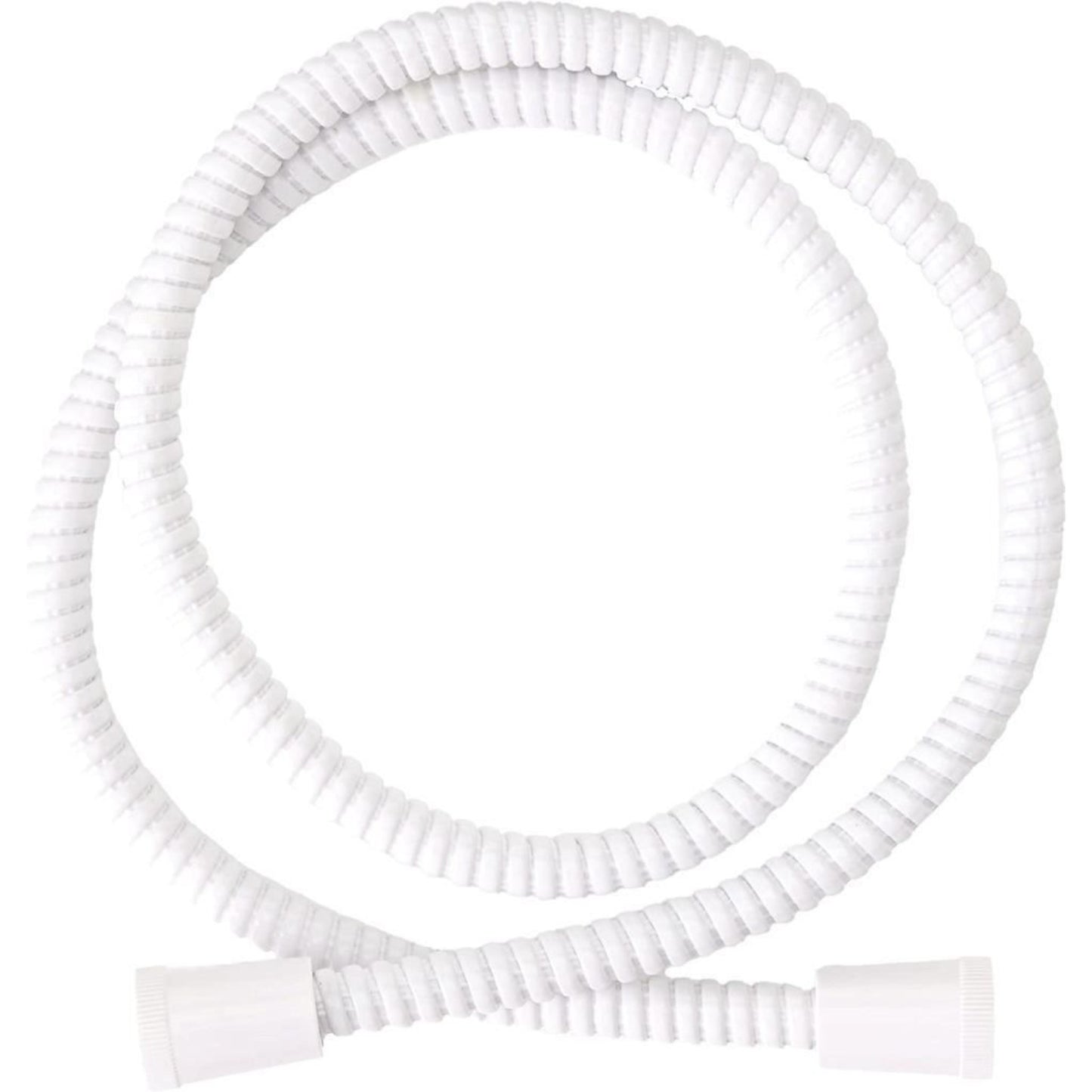 Croydex PVC 1.25m White Reinforced Shower Hose Standard 7mm Bore AM168622