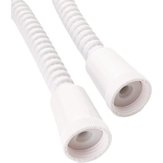 Croydex PVC 1.25m White Reinforced Shower Hose Standard 7mm Bore AM168622