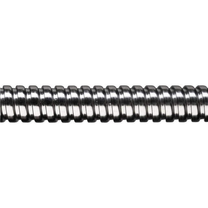 Croydex Chrome 1.5m Stainless Steel Reinforced Shower Hose - Standard Bore Size
