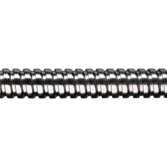 Croydex Chrome 1.5m Stainless Steel Reinforced Shower Hose - Standard Bore Size