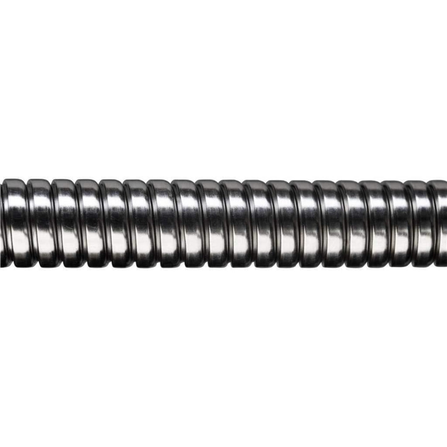 Croydex Chrome 1.5m Stainless Steel Reinforced Shower Hose - Standard Bore Size