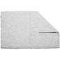 Croydex White Chenille Cushioned Bathroom Rug Slip-Resistant Backing 80x50cm