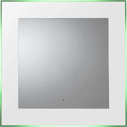 Croydex Oakley Colour Change Illuminated Mirror Hang 'N' Lock 700 x 700 x 45 mm