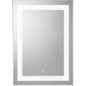 Croydex Rookley LED Illuminated Mirror Hang 'N' Lock Silver 700 x 500 x 30 mm