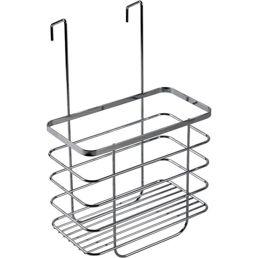 Croydex Chrome Shower Screen Caddy Bathroom Storage Basket Rust Free 37x25x13cm