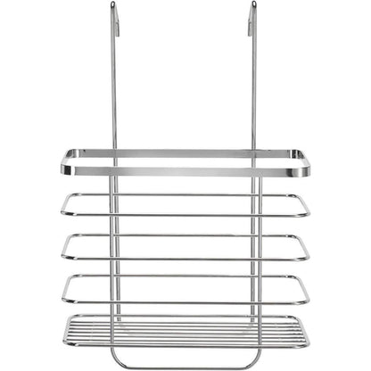 Croydex Chrome Shower Screen Caddy Bathroom Storage Basket Rust Free 37x25x13cm