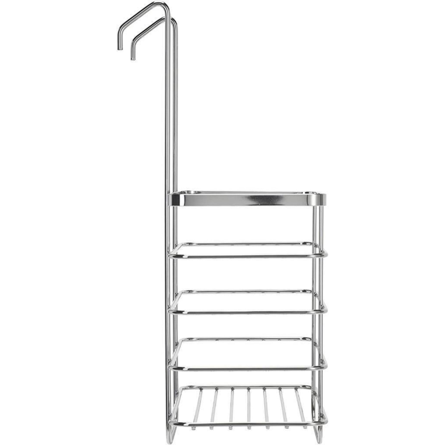 Croydex Chrome Shower Screen Caddy Bathroom Storage Basket Rust Free 37x25x13cm