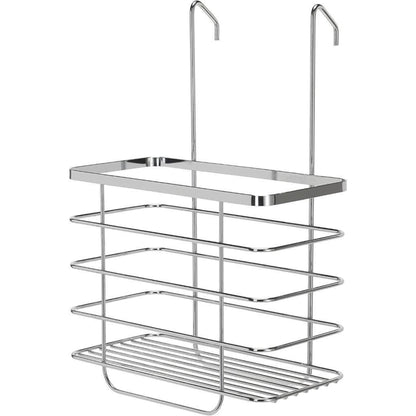 Croydex Chrome Shower Screen Caddy Bathroom Storage Basket Rust Free 37x25x13cm