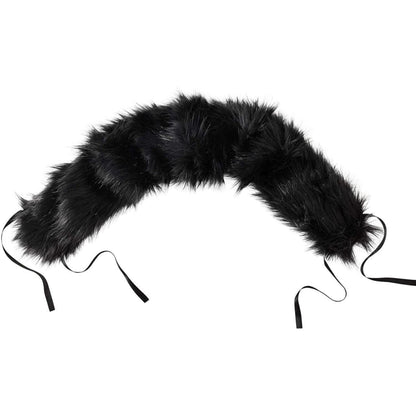 Clair de Lune Faux Fur Hood Trim for Pram and Pushchair Universal Size Black