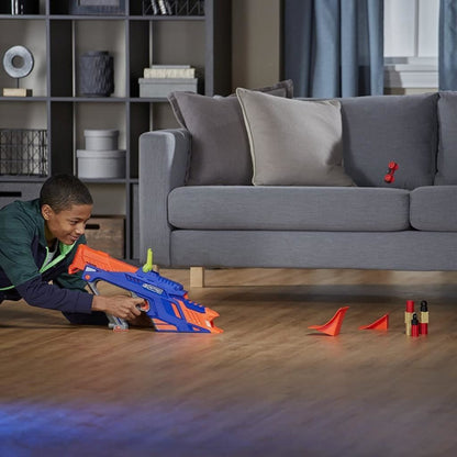 Nerf Nitro MotoFury Rapid Rally Includes 9 Cars + Ramps and Obstacles