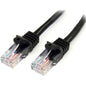 StarTech 10m Cat5e Snaggles Ethernet Patch Cable 10m Black 45PAT10MBK