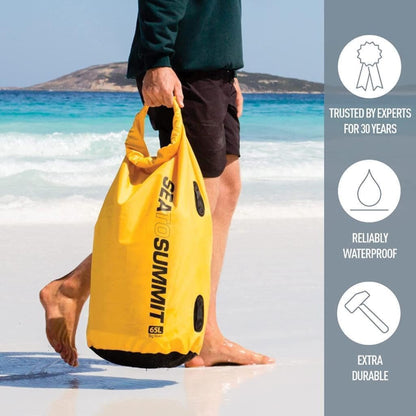 Sea to Summit 13 Lt Big River Dry Bag Durable Roll Top Dry Storage 420D Yellow