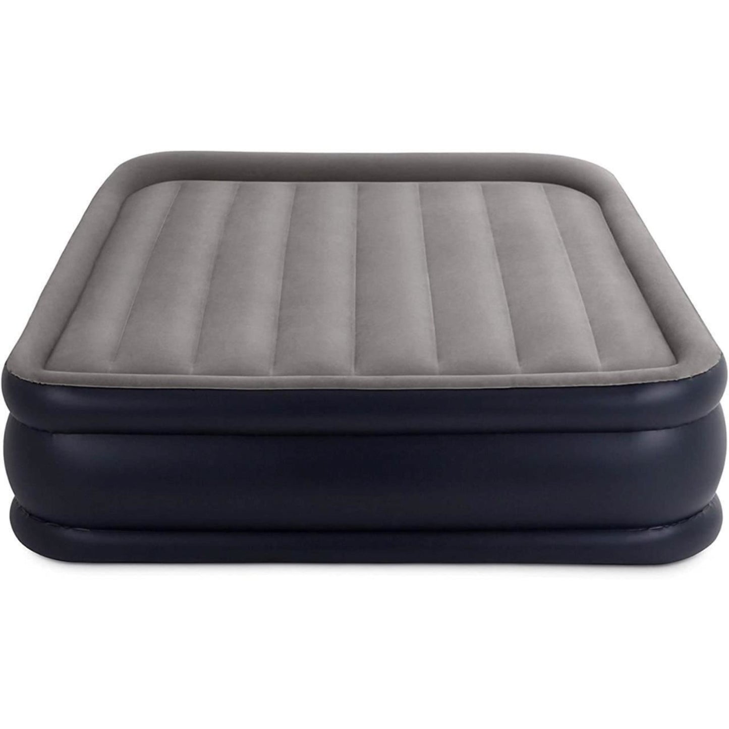 Intex Queen Deluxe Plus Pillow Rest Air Bed with Built in Pump 152 x 203 x 42 cm
