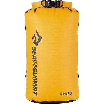 Sea to Summit 20 Lt Big River Dry Bag Durable Roll Top Dry Storage 420D Yellow