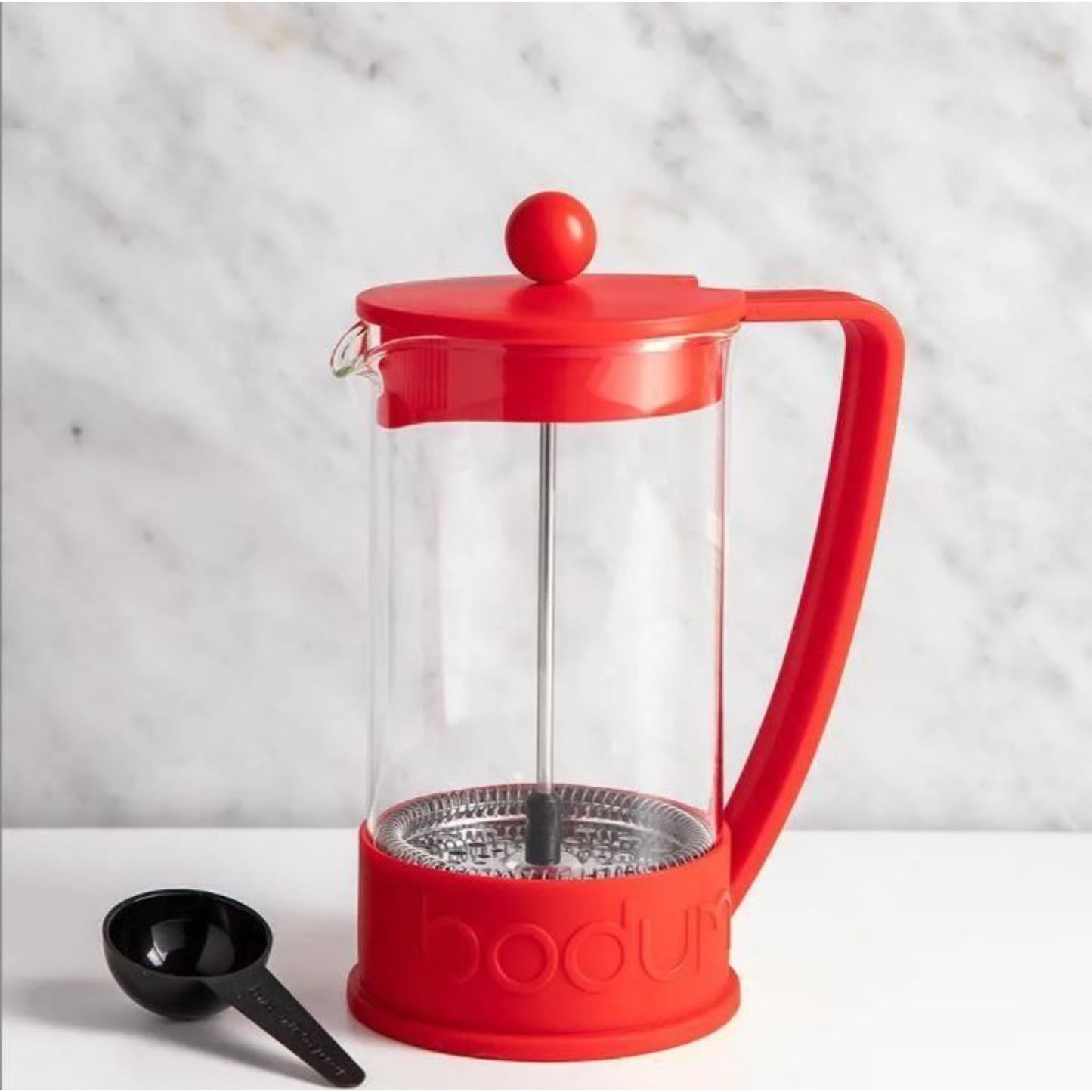 Bodum Brazil French Press Coffee Maker Cafetiere 8 Cup 1.0L 34oz Red