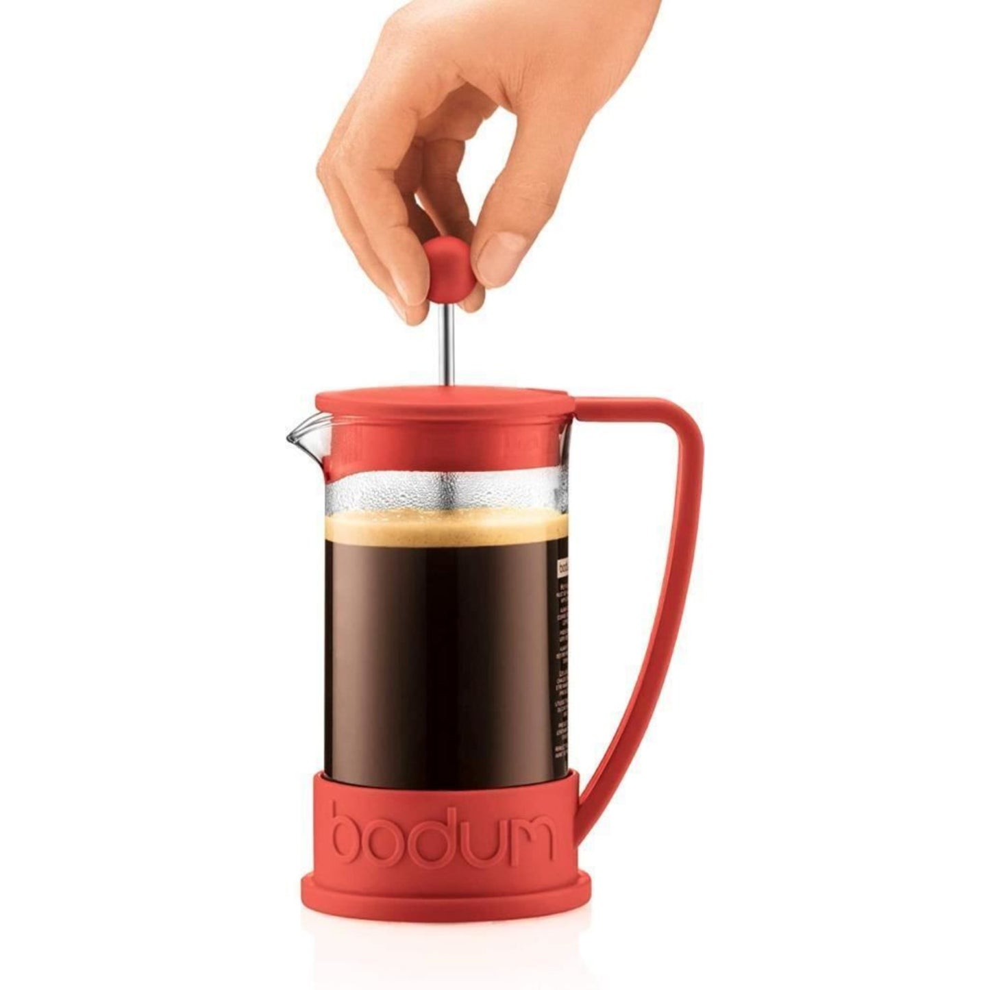 Bodum Brazil French Press Coffee Maker Cafetiere 8 Cup 1.0L 34oz Red