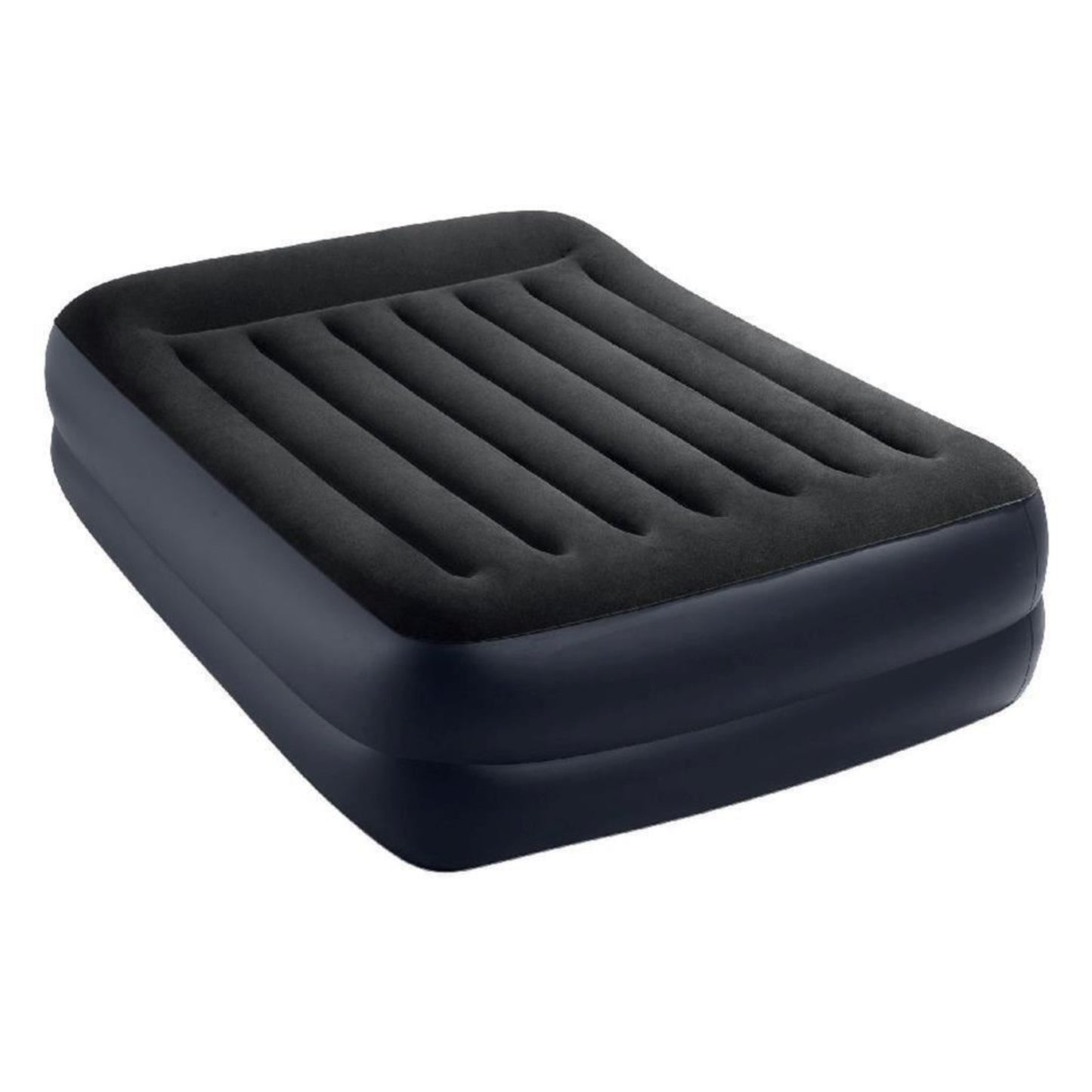 Intex Queen Deluxe Plus Pillow Rest Air Bed with Built in Pump 152 x 203 x 42 cm