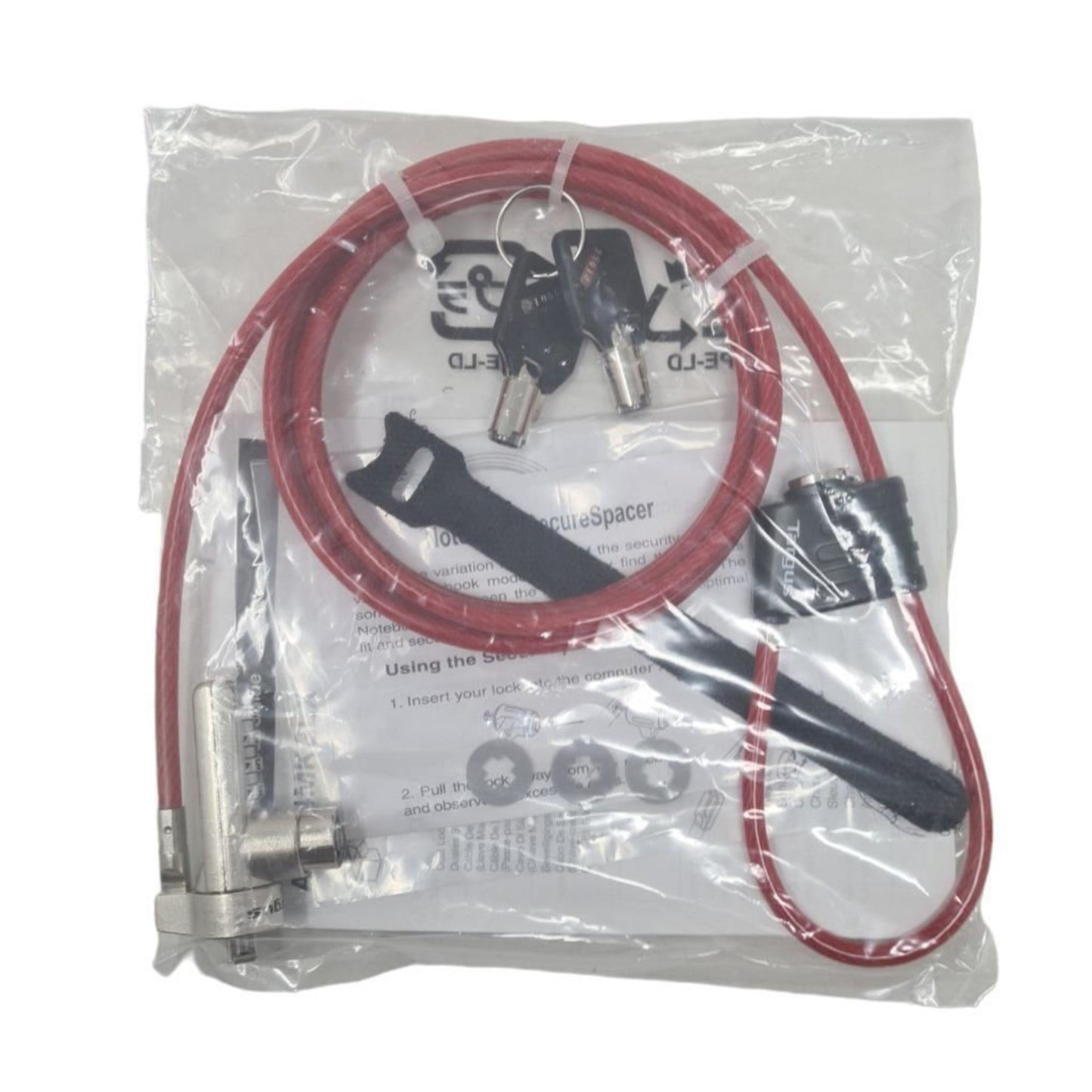 Targus Universal Laptop Slot Lock Dual Locking Security Cable Key Combination