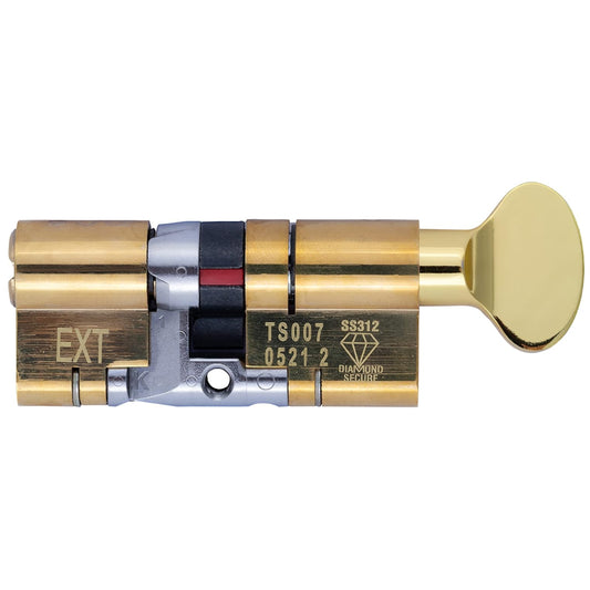 Yale Platinum 3 Star Single Euro Thumbturn Cylinder lock 40/40 80mm B-YS3-4040BT