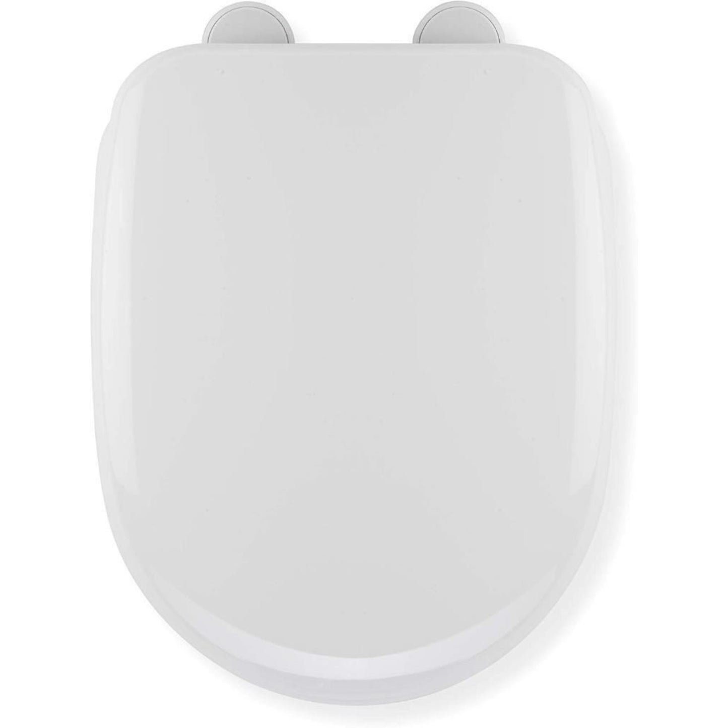 Croydex D Shape Sit Tight Vida Toilet Seat Anti-Bacterial White 46.5 x 36 x 5 cm
