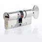 Yale Anti-Snap 3 Star Euro Thumbturn Cylinder High Security Crome P-YS3-4040NT