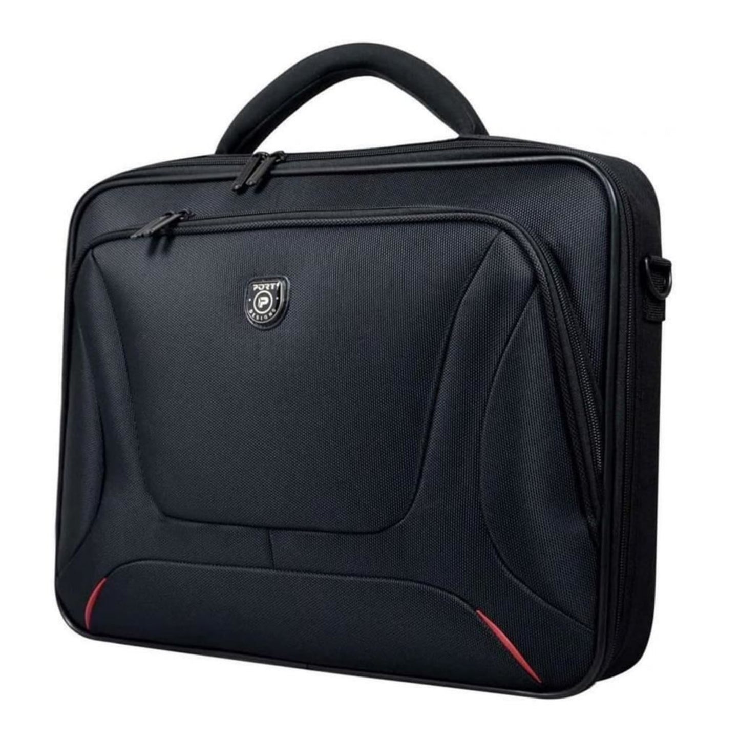 Port Designs Clamshell Laptop Business Briefcase Bag 15" Black 160512