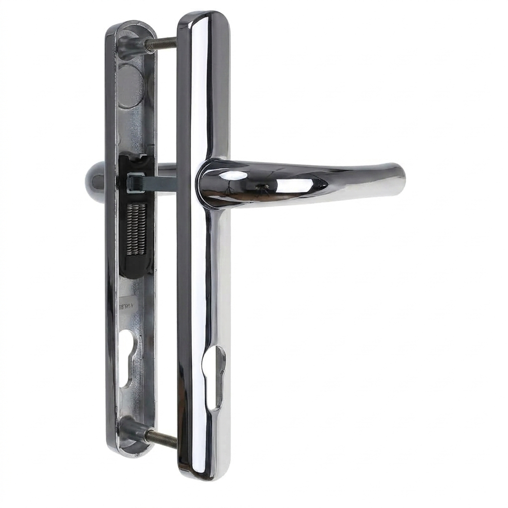 Yale Superior Door Handle Standard Security for PVCu Doors 92 mm/215 mm Polished Chrome